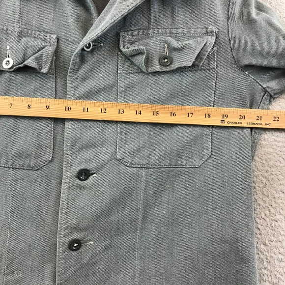 Men's Military Field Jacket - Gray - Picture 7 of 12